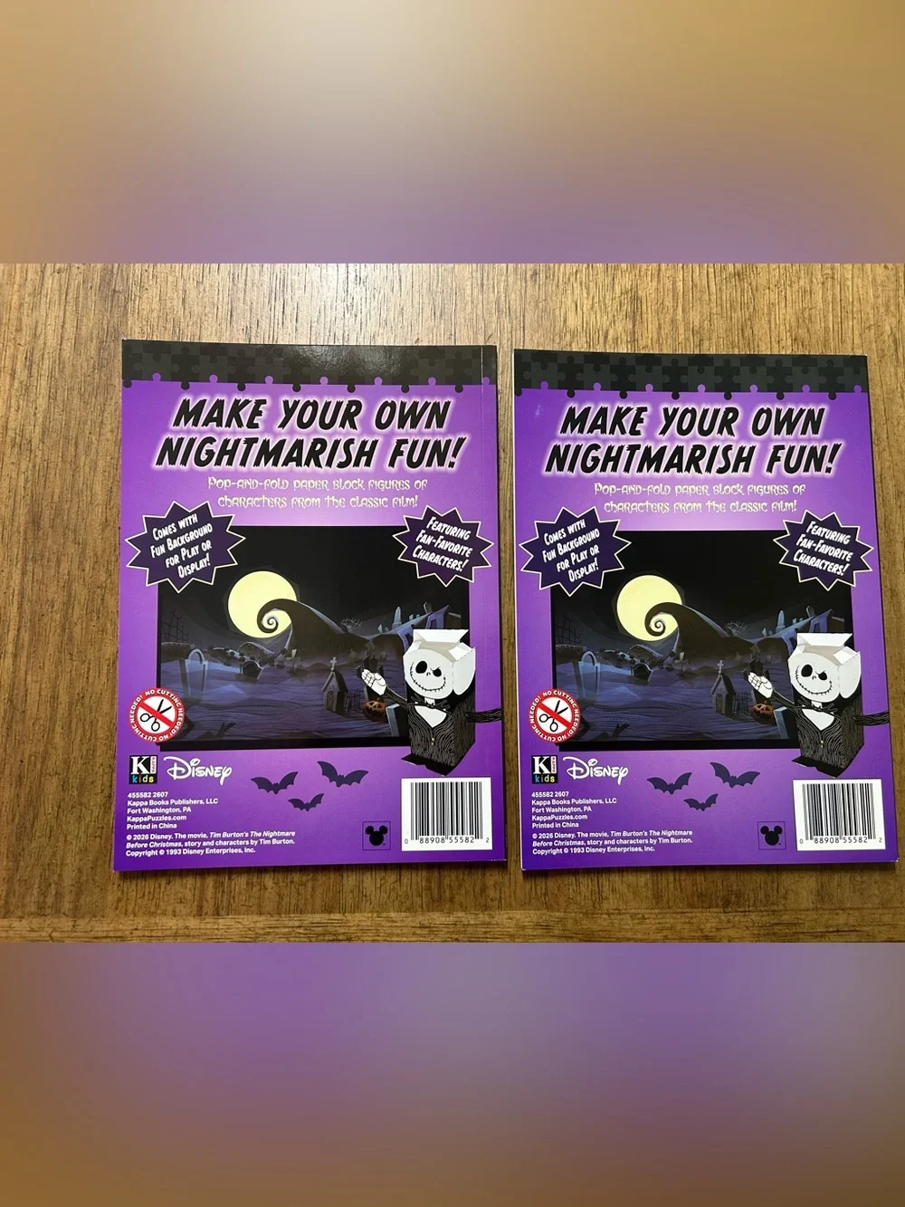 Disney Tim Burton’s The Nightmare Before Christmas Make Your Own 3D Figures (x2)